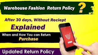 Warehouse Fashion Returns, exchanges and refunds | Tell Me Data