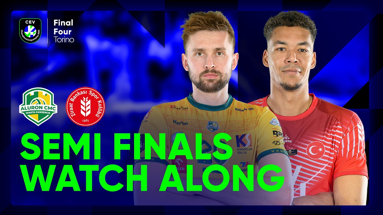 🔴 LIVE WATCH ALONG | Aluron CMC Warta Zawiercie vs Ziraat Bankkart Ankara | Semi-Final 2026🎙️