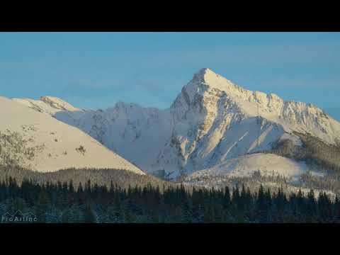 Wintertime Beauty of Canadian National Parks 4K Relaxation Video with Nature Sounds