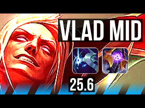 VLADIMIR vs CASSIOPEIA (MID) | 5/1/10 | EUW Diamond | 25.6