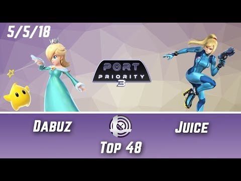 Port Priority 3 - Dabuz (Rosalina) Vs. Juice (Zero Suit Samus) - Top 48