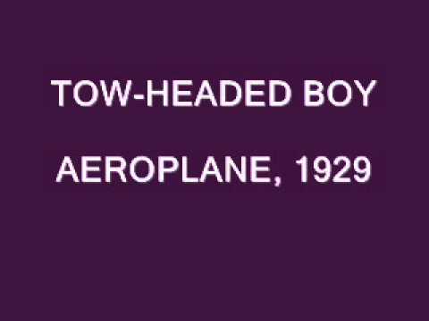 Tow-Headed Boy Aeroplane, 1929