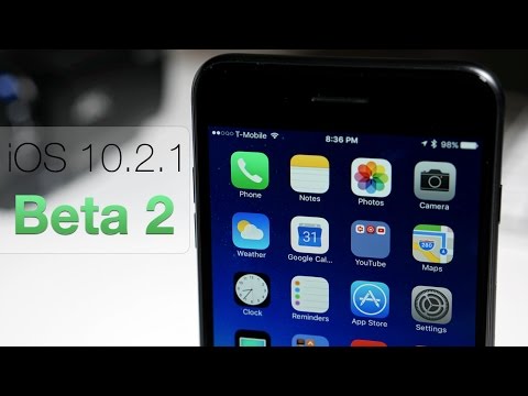 iOS 10.2.1 Beta 2 - What's New?