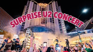 U2 Drives Up to Play Surprise Show in Las Vegas