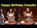 Deepika Padukone GRAND 34th Birthday Celebrations With Media Cuts Cake Chhapaak