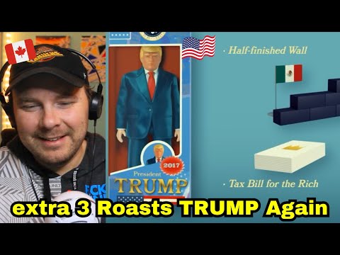 Canadian Guy Reacts to German TV 'Extra 3' Roasting TRUMP once again
