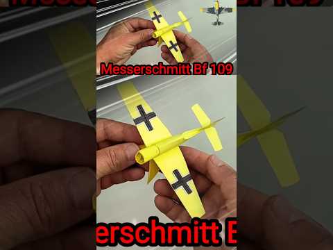 Aviones de papel de combate messerschmitt 190 #origami #papercraft #avionesdepapel #aviondepapel