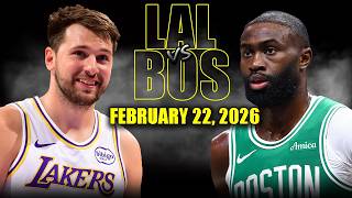[검증마트] 2월23일 LA레이커스 보스턴 NBA 하이라이트