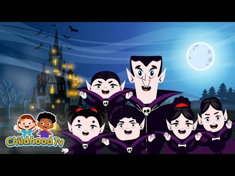 Five Little Vampires | Nursery Rhymes & Kids Songs | ChildhoodTV