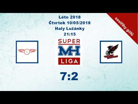 MH Superliga (Léto 2018) Red Wheels vs. Black Hawks 7:2 - sestřih gólů