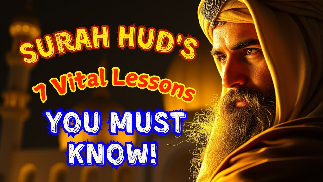 Surah Hud's 7 Vital Lessons You Must Know: islamic Golden Lessons to Thrive in Today’s World!