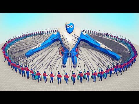 *NEW* 100x FISHERMAN CATCHING EVERY UNIT - Totally Accurate Battle Simulator TABS