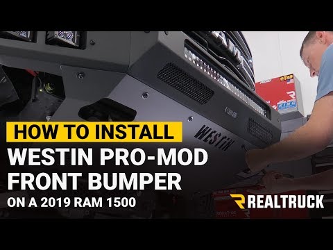 How to Install Westin Pro-Mod Front Bumper on a 2019 Ram 1500