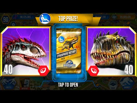TOP PRIZE! GYROSPHERE VICTORY PACK (VIP) | JURASSIC WORLD THE GAME