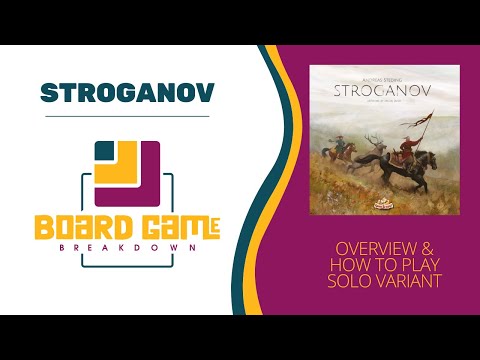Board Game Breakdown: How to Play the Solo Variant of Stroganov