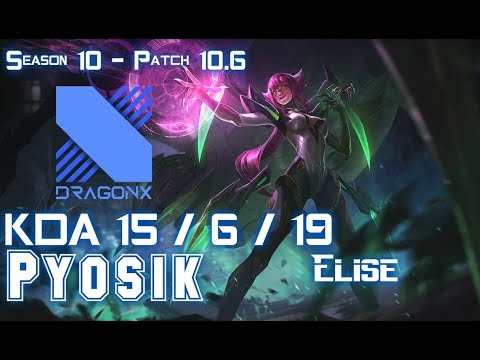 DRX Pyosik ELISE vs OLAF Jungle - Patch 10.6 KR Ranked