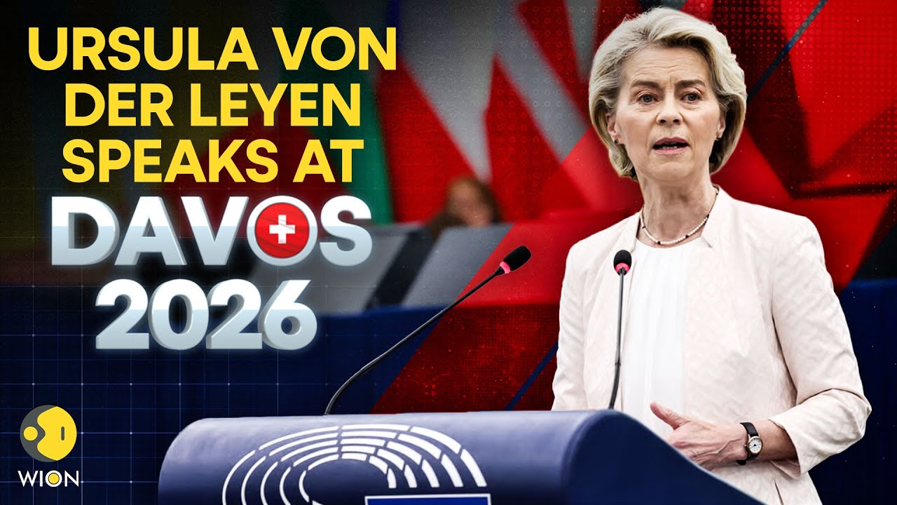 Davos 2026 LIVE: European Commission President Ursula Von Der Leyen Gives A Special Address At WEF