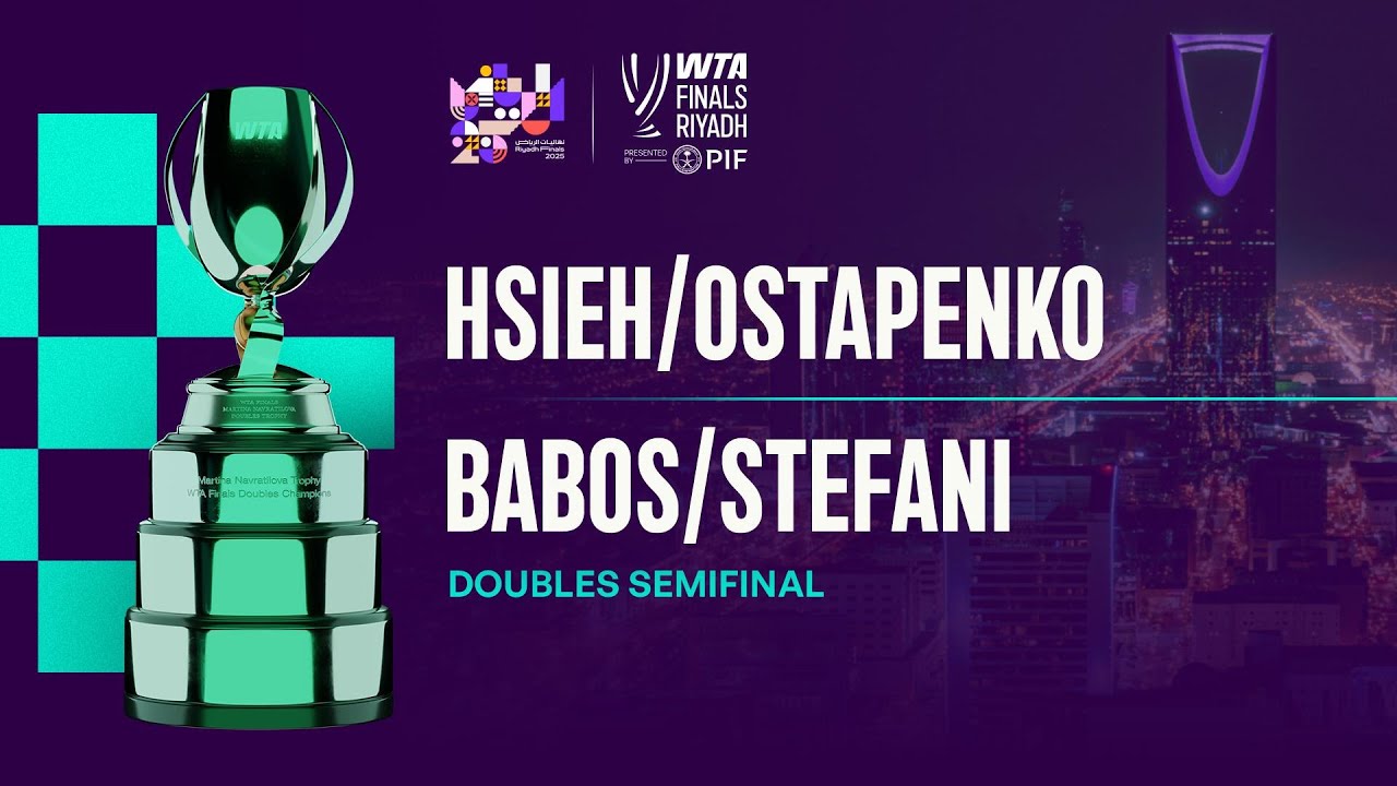 Babos/Stefani vs. Hsieh/Ostapenko | WTA Finals Semifinal