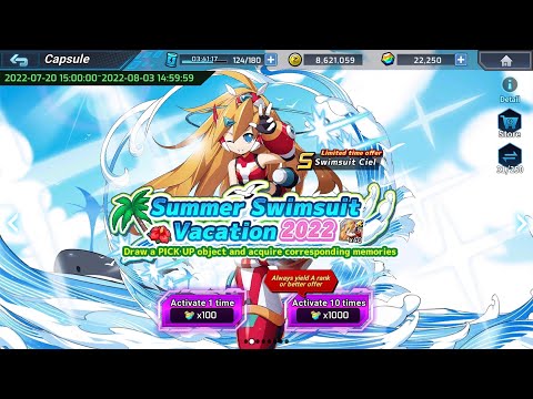 Gacha Swimsuit Ciel - Rockman X Dive