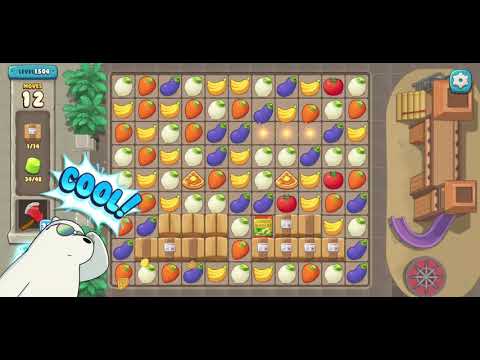 We Bare Bears Match3 Repairs Level 1504 - No Boosters