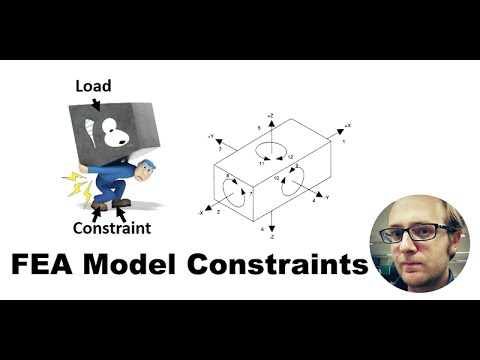 How to constraint your FEA model properly?