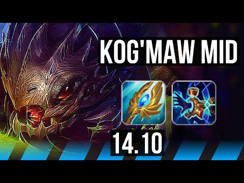 KOG'MAW vs TALIYAH (MID) | Legendary, 15/4/7 | EUW Diamond | 14.10