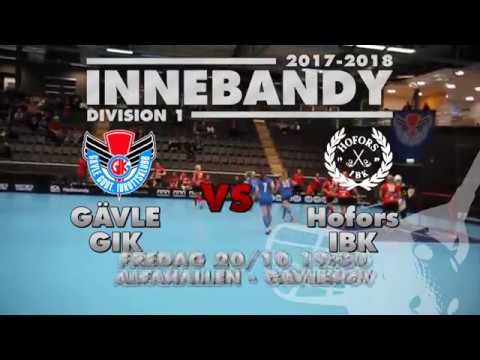 GÄVLE GIK vs Hofors IBK fredag  den 20/10 19:30 i Alfahallen  - Gavlehov