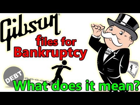 GIBSON Bankruptcy.  What does it really mean for Gibson Guitars?