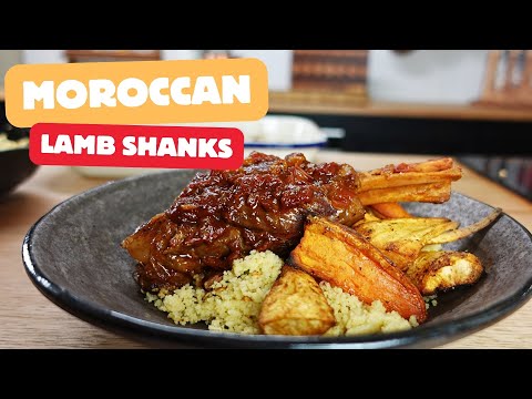 Spice Up Your Dinner: Moroccan Lamb Shanks with Couscous & Roasted Vegetables!