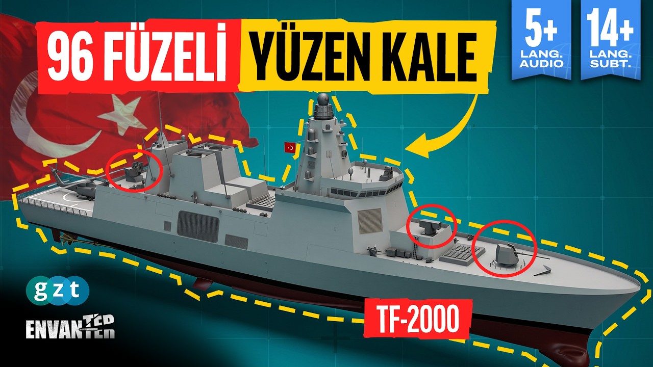 Sadece 5 ülkede var: Türkiye'nin yüzen füze kalkanı TF-2000'in özellikleri neler?