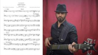 Sara Bareilles 1000 Times – Bass transcription as played on The Blessed Unrest, by Martin Motnik