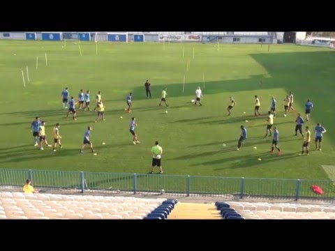 Pre season trainings...warm up & conditioning ...15