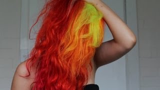 How I Did My Fire/Phoenix Hair