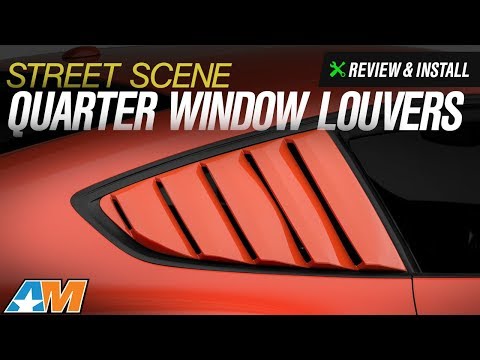 2015-2017 Mustang Street Scene Quarter Window Louvers Review & Install