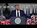 Rally demands racial justice as Presiden