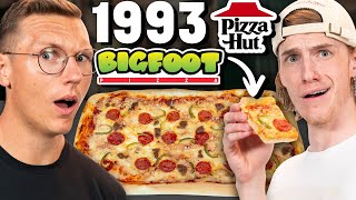 Recreating Pizza Hut's Discontinued Bigfoot Pizza | PAST FOOD