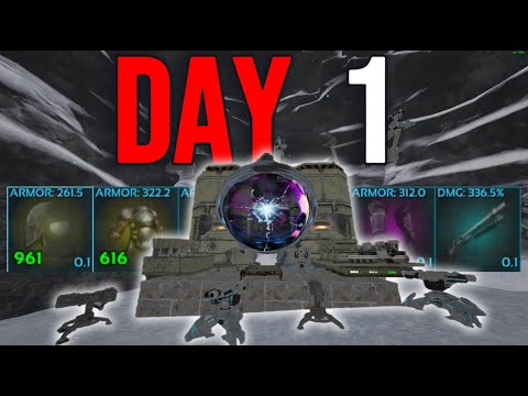 HOW 4 ARK Professionals START out on DAY 1 - INX 4Man - ARK: Survival Evolved