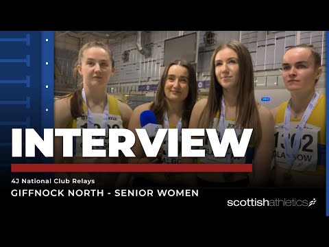 INTERVIEW | Giffnock North Senior Women - 4J National Club Relays