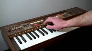 Video thumbnail for Casio Synthesizer - Casiotone 405 - Just the Beats by solidstatecollective