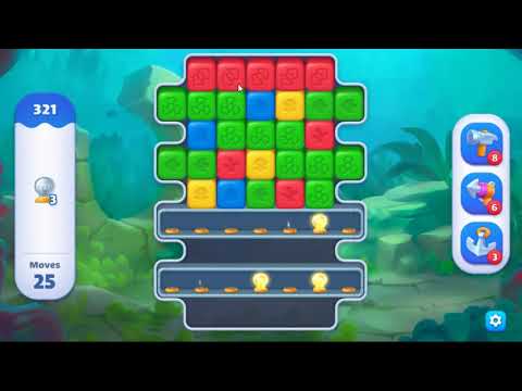 Fishdom Blast Level 321 - NO BOOSTERS GAMEPLAY 🐠 | SKILLGAMING ✔️