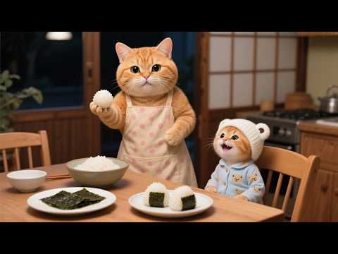 Ginger Kitten is Hungry 😢, Mama Cat Shows Off Her Amazing Cooking Skills 💕