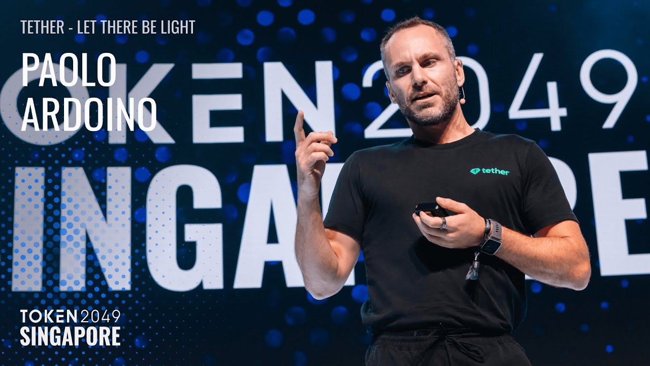 Paolo Ardoino - Tether - Let There Be Light - TOKEN2049 Singapore 2025