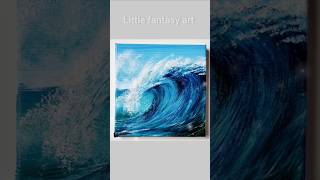 Download lagu Big Wave Painting 💙🩵 for beginners #easypainting #paintingidea #shorts #acrylicpainting mp3