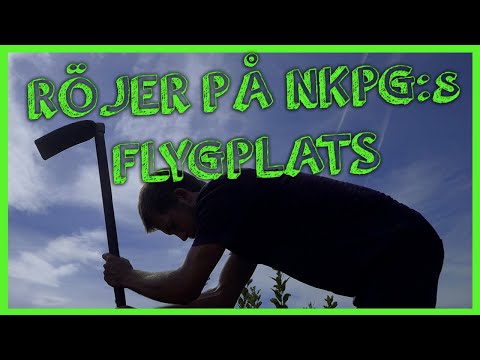 The Little Blade Hoe at Norrköping's airport | Slåttergubben