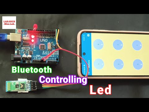 How To Control Led Using HC-05 Bluetooth Module With Arduino Uno