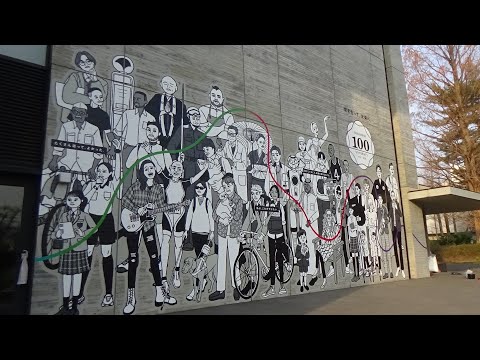 法律学科 創立100周年記念事業　武蔵野キャンパス装飾作業タイムラプス