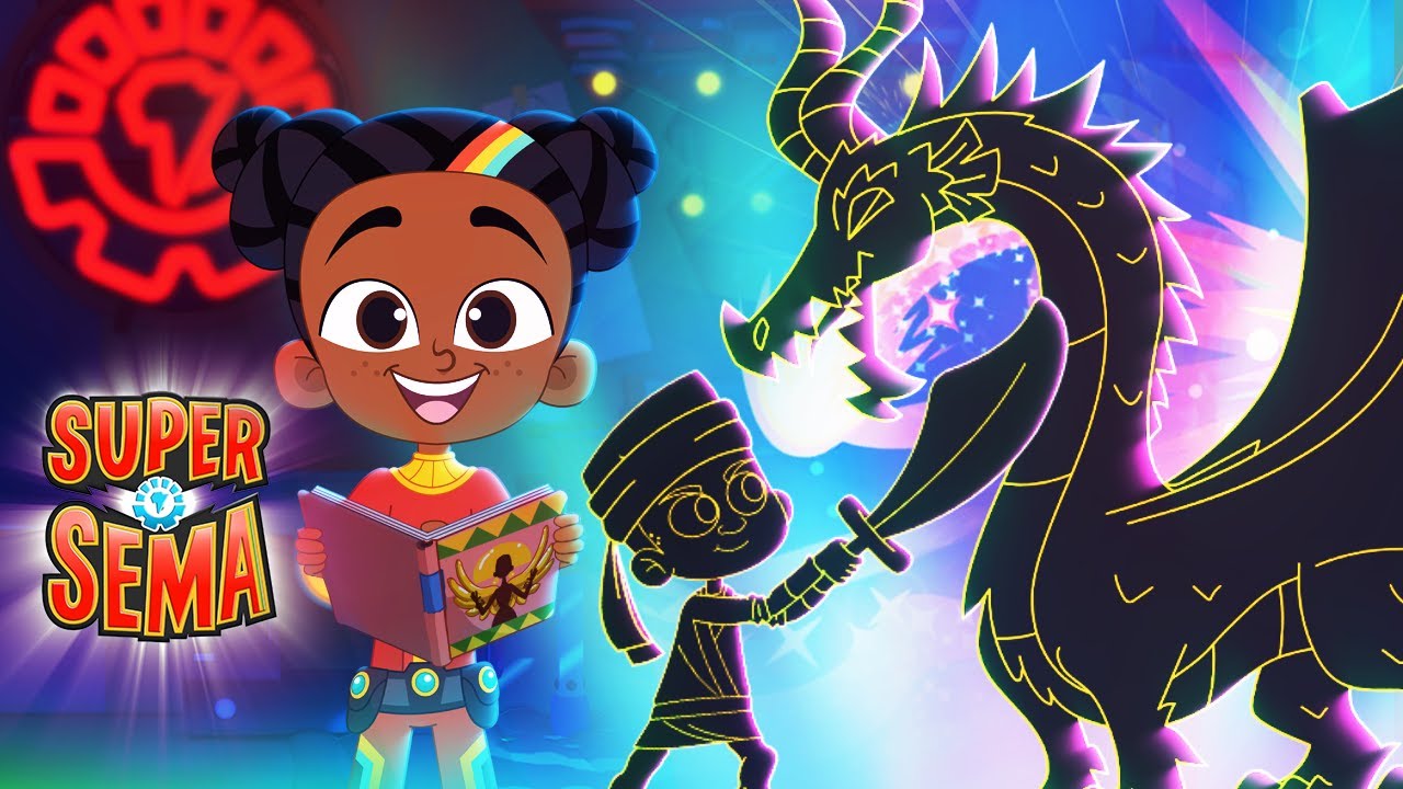 Ninja and the Dragon 🥷 The Power of Imagination 🐉 Super Sema - Cartoons for Kids