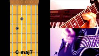 Civil Twilight Letters From The Sky Chords Guitar Tutorial Instrumental