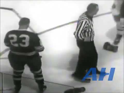 NHL Apr. 27, 1967 John Ferguson,MTL v Eddie Shack,TOR Live + (HL) Toronto Maple Leafs Montreal Canad