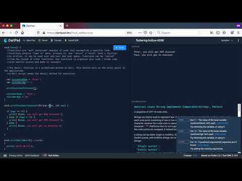 Dart Functions - Introduction to Functions